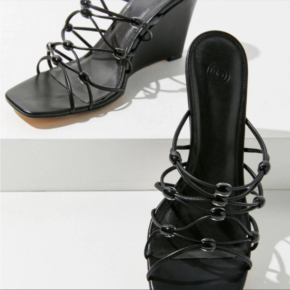 UO Vivian Beaded Wedge